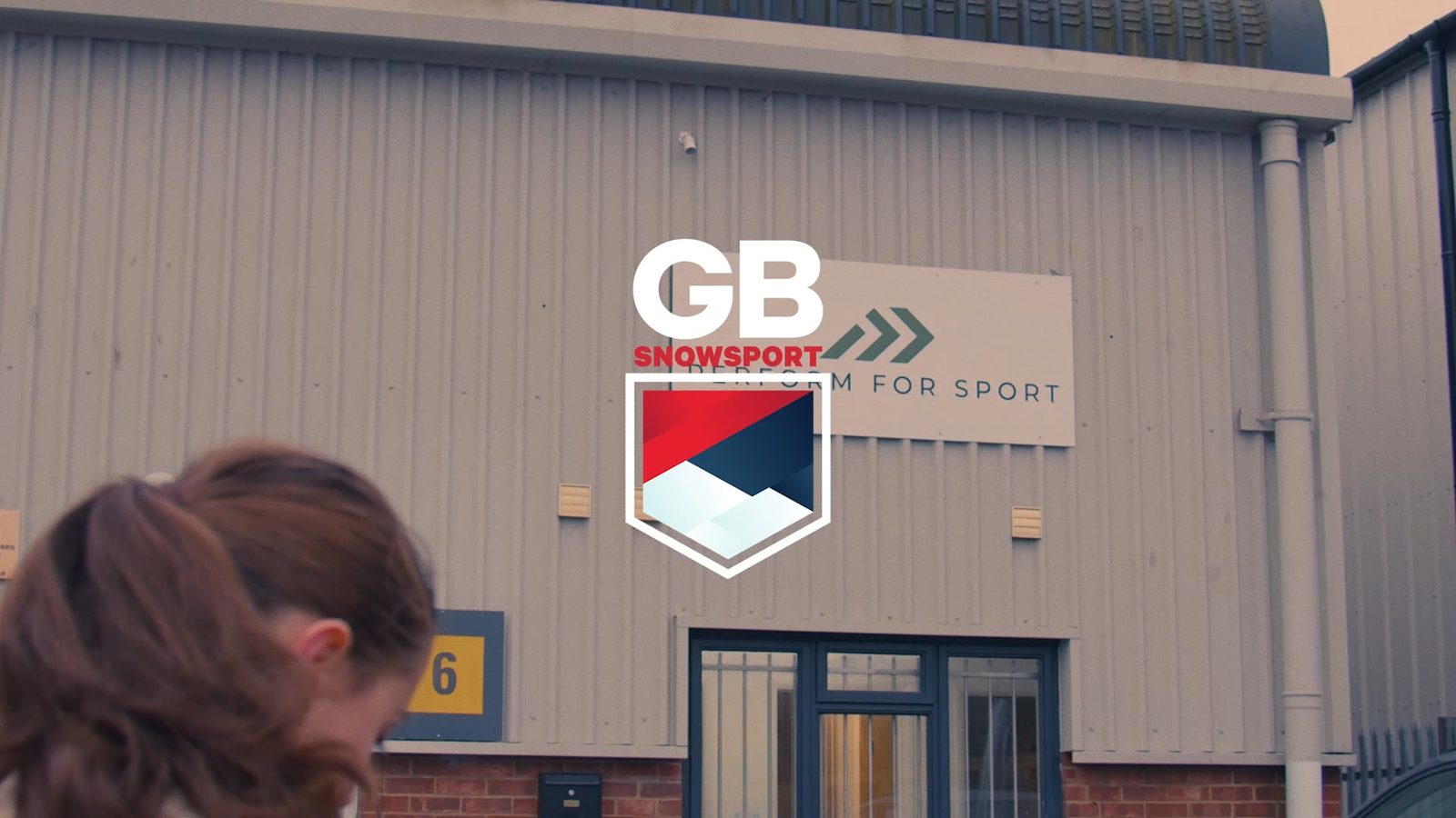 Jasmin Taylor arriving at the GB Snowsport training centre